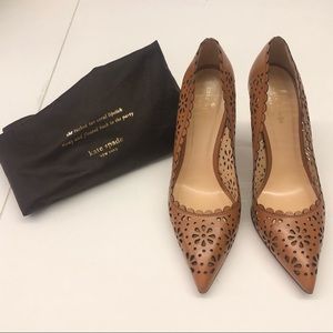 Kate Spade Lana Laser Cut Floral Pumps